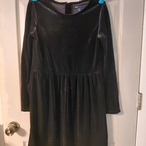 GAP Black Velvet Kids Dress XL 14-16